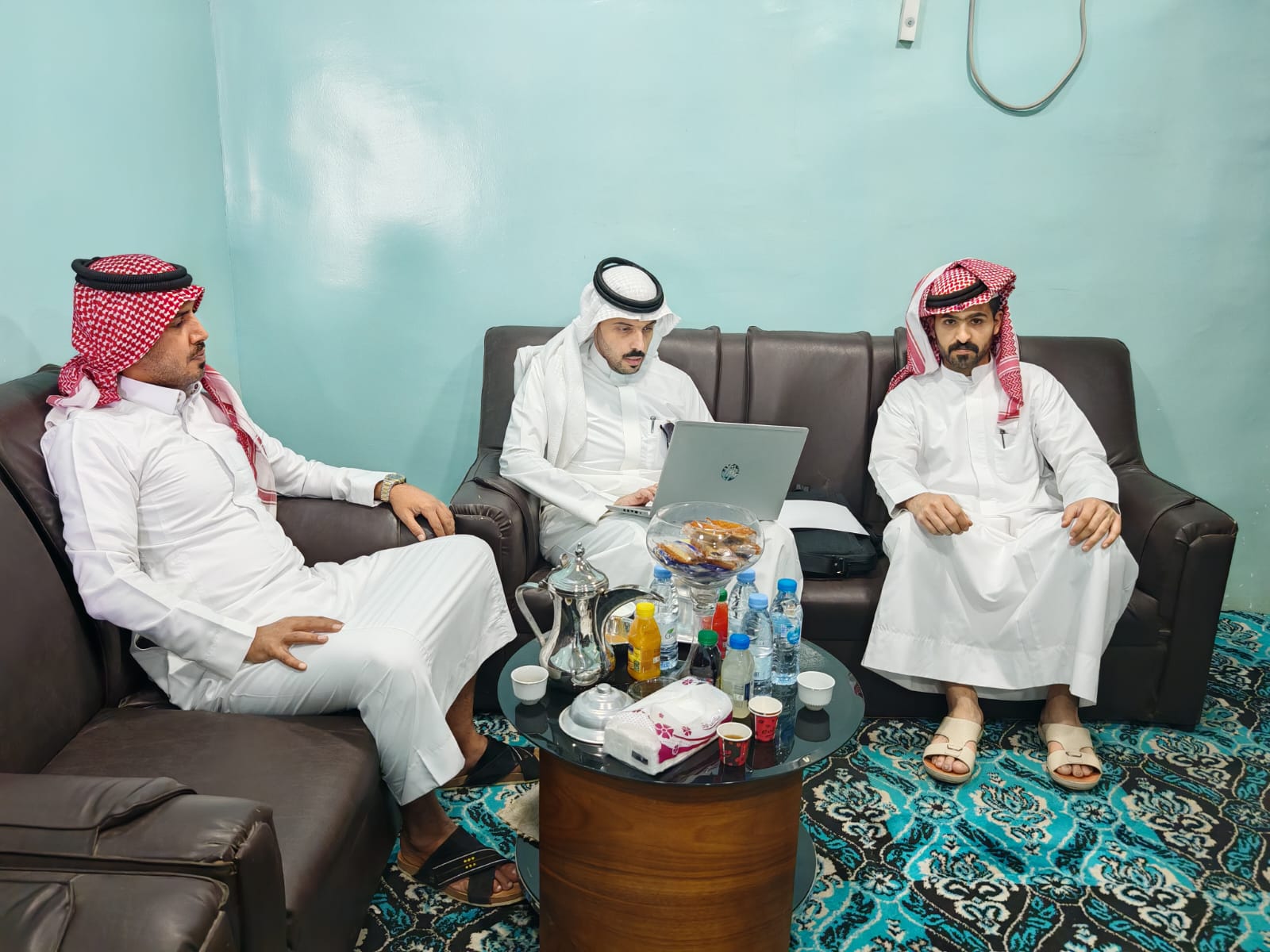 زياره مستشار الدعم لجمعيه التنمية الاهليه بشري